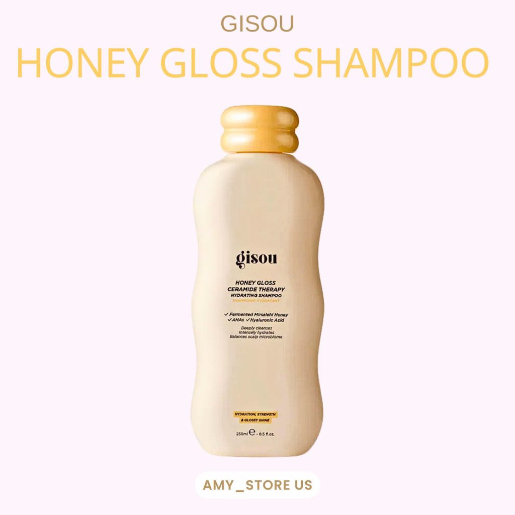 [ New Look ] Dầu Gội Bóng Mượt Gisou Honey Gloss Ceramide Therapy Hydrating Shampoo