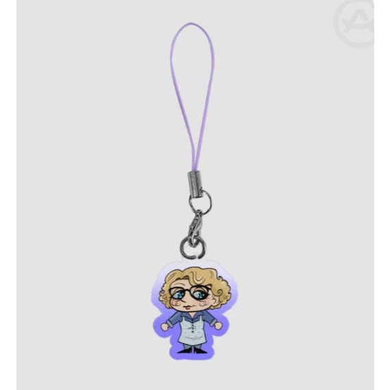 Josephine Some Like It Hot Clear Acrylic Phone Charm 97
