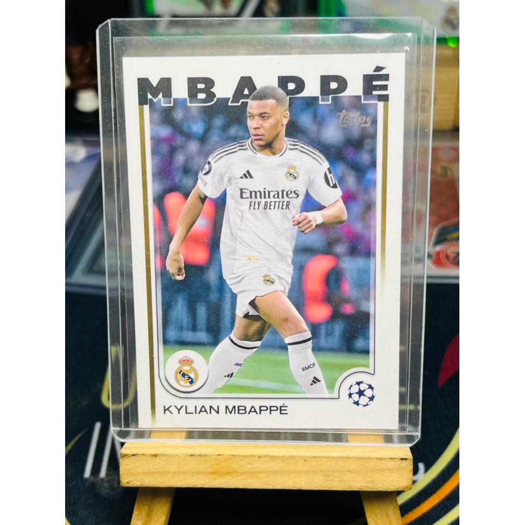 Thẻ bóng đá Kylian Mbappe Real Madrid Topps UCC 2024/25