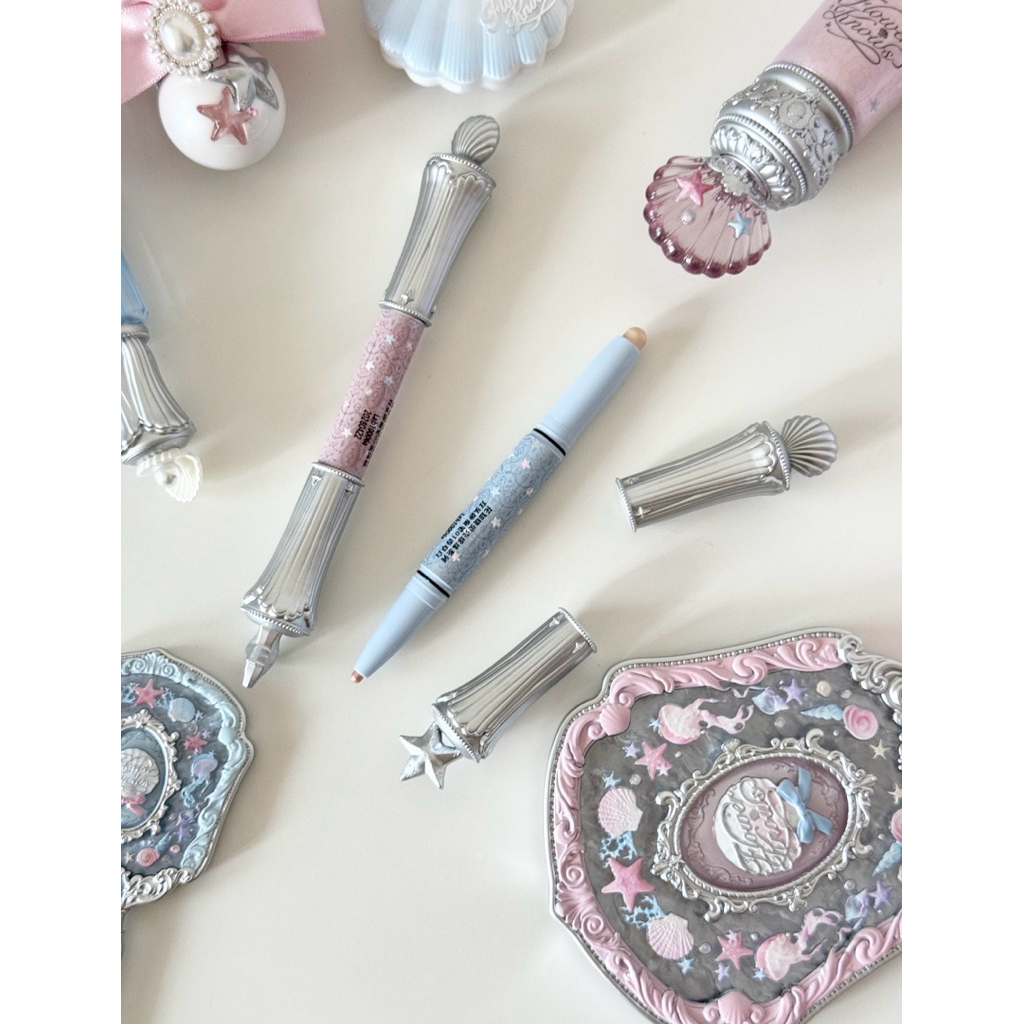 [Tiffy Order] Bút nhũ bọng mắt 2 đầu Flower Knows Shell Jewell
