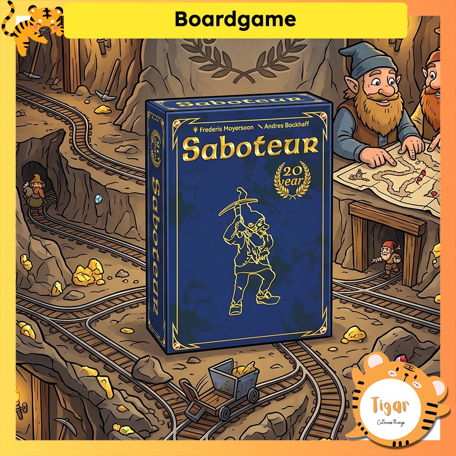 Boardgame Saboteur bản kỷ niệm 20 years
