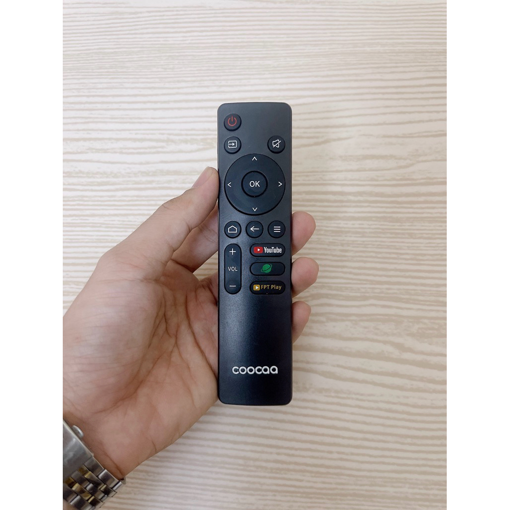 Remote Điều khiển Tivi CooCaa phím bấm êm nhậy( Dùng chung tất cả Tivi CooCaa)