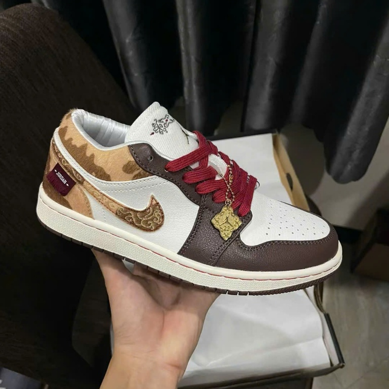 Giày Thể Thao Sneaker Ngựa Gót Đỏ . Giày JD Rồng Đỏ Phong Cách Hot Trend Giới Trẻ Full Box Full Size