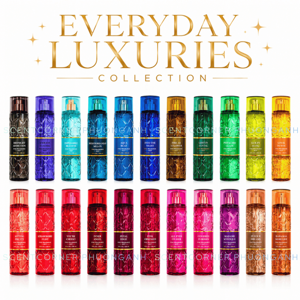 If You Musk | Midnight addiction | Guilty As Fig | Pink Obsessed - Xịt Thơm Body Mist 236ml