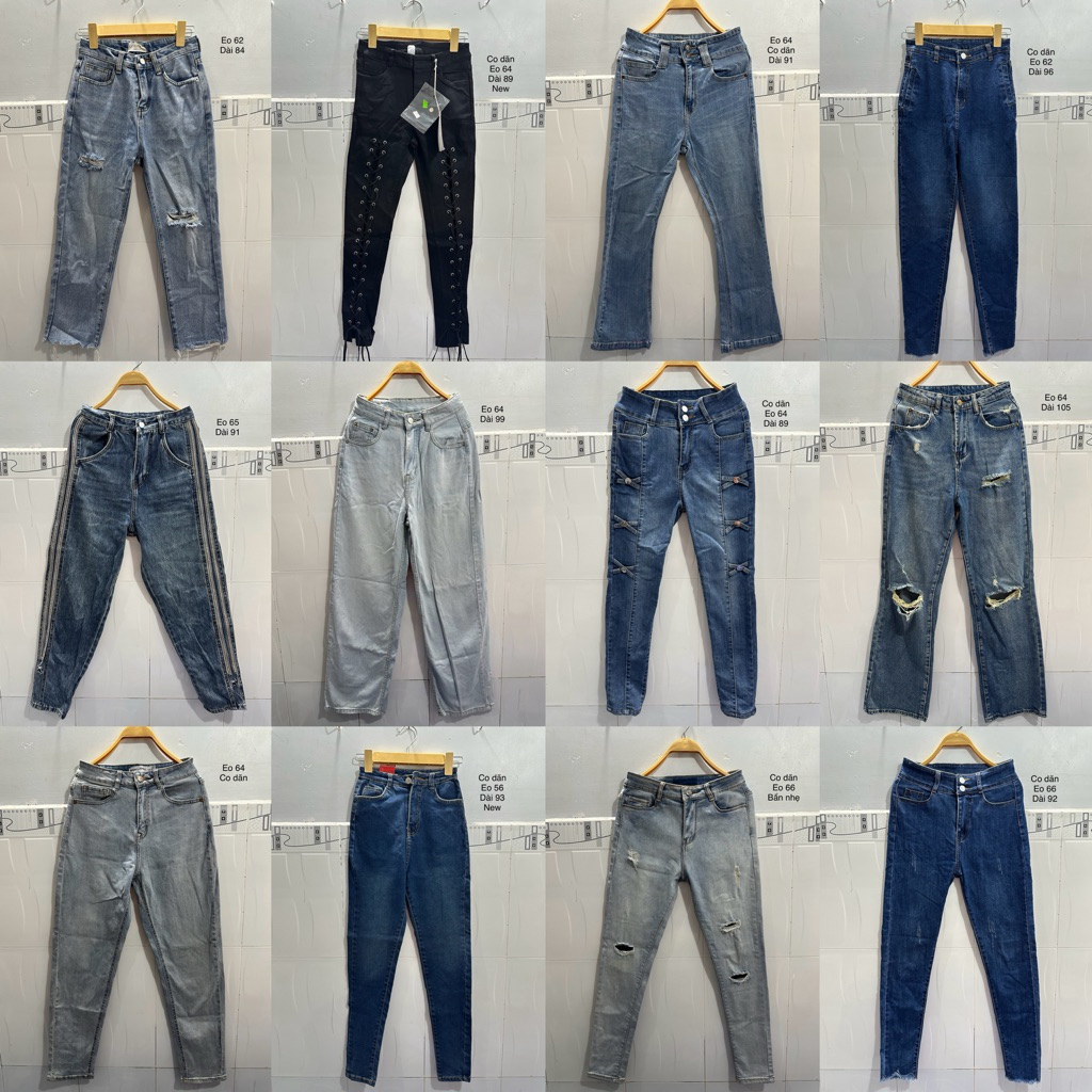 Quần Jean Nữ 2hand size XS eo 60-66 Thanh lý 🍒| SCG 2HAND