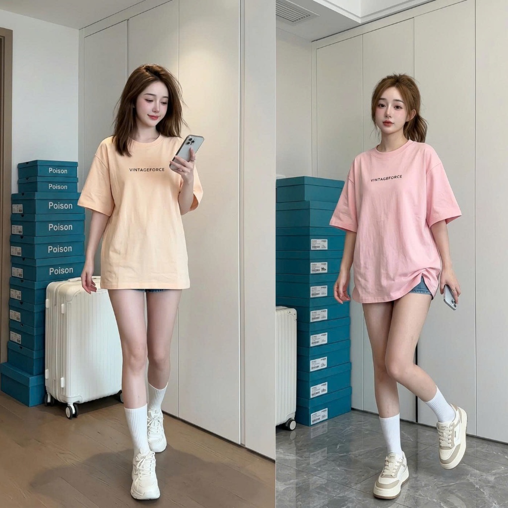 Áo thun form rộng Unisex Premium Tee T22 FPLUS