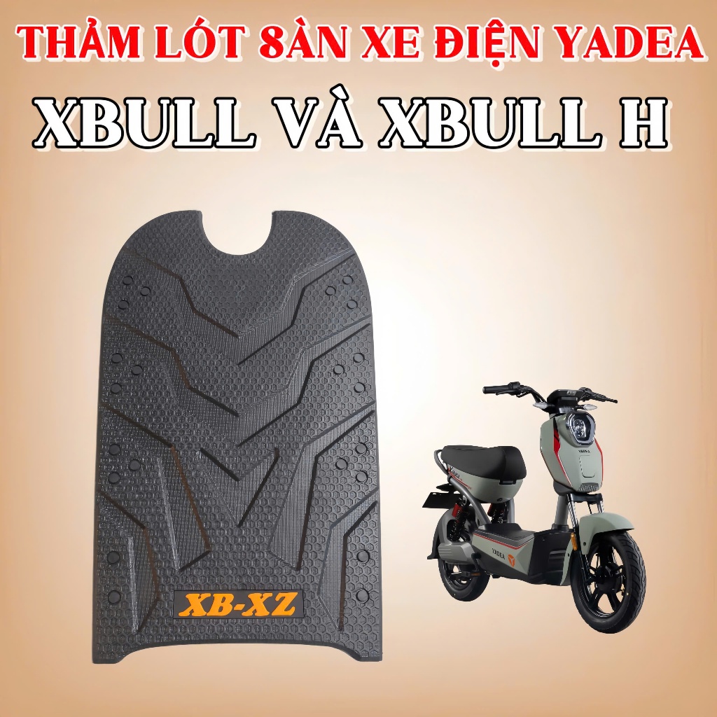 Thảm lót sàn xe điện Yadea X bull - X bull H - X Zone ( hàng chuẩn zin ,cao su ,dẻo dai ,dày dặn .)