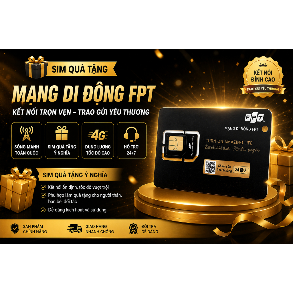 <Sim tặng kèm> Kèm Sim FPT FD300 1T