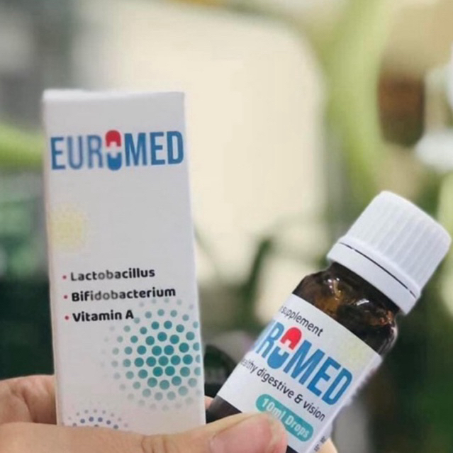 ( Mẫu mới) Men uống EUROMED giúp bổ sung lợi khuẩn, hạn chế rối loạn tiêu hoá , táo bón ở trẻ