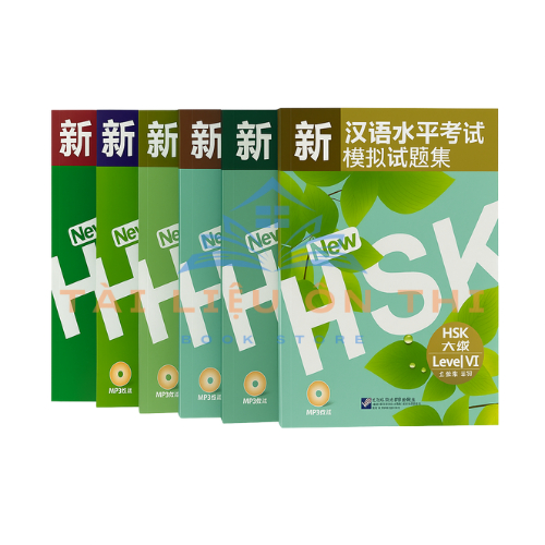 Sách Bộ Đề Thi Xanh Lá HSK 1 HSK 2 HSK 3 HSK 4 HSK 5 HSK 6 Kèm audio