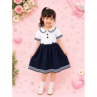 (14kg-48kg)VÁY ĐẦM LIỀN HỌC SINH CẤP 1 BST 2