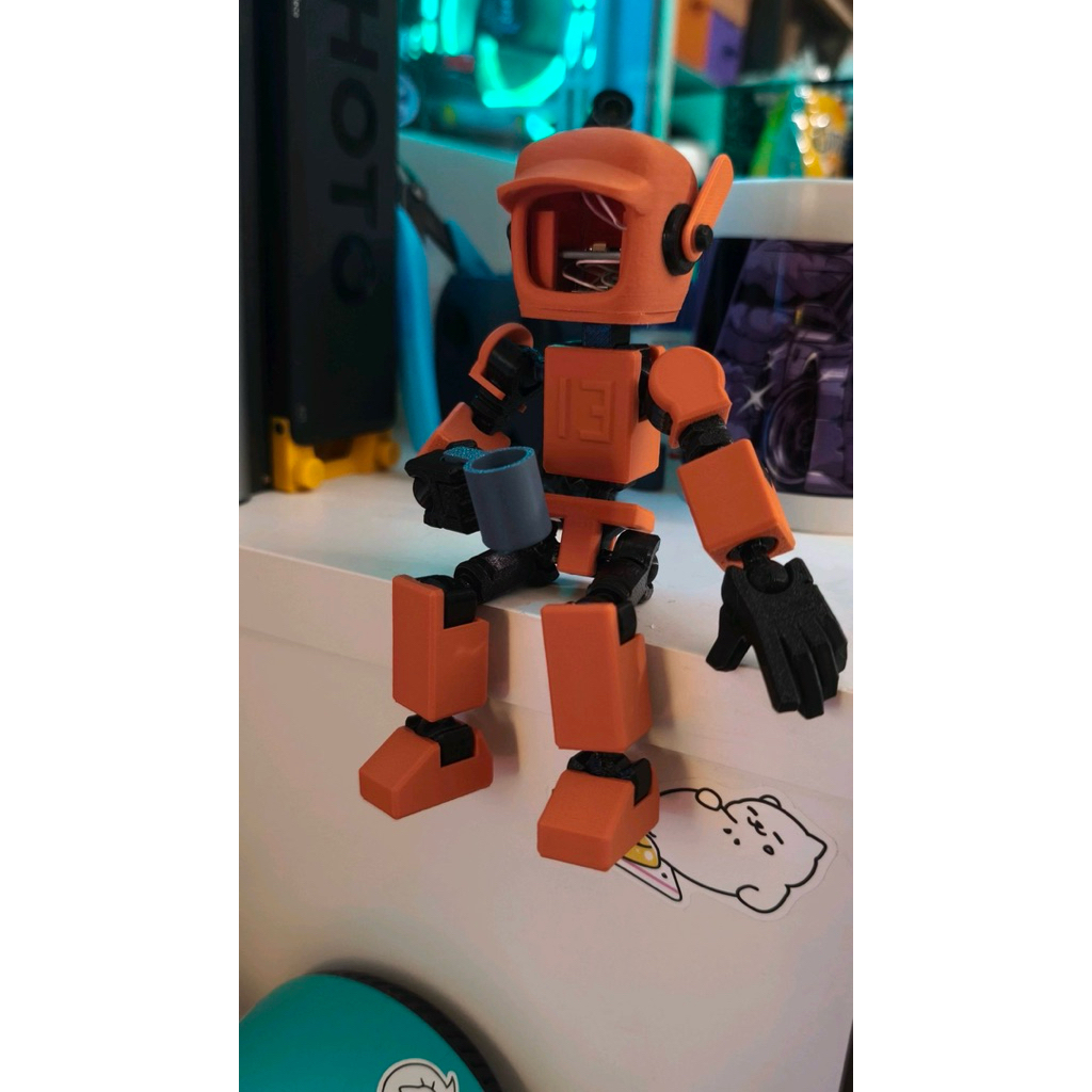 🔥 Vỏ Robot Full Body Dasai Mochi & ESP32 – C Robot | Khớp Cử Động | Decor Bàn Làm Việc, Góc PC, Tapl