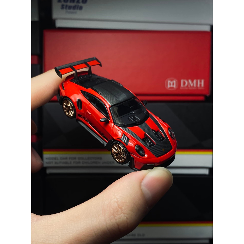 Xe Mô Hình MINIGT 1: 64 Porsche 911 GT3 RS Weissach Package Guards Red Bảng Card #1060