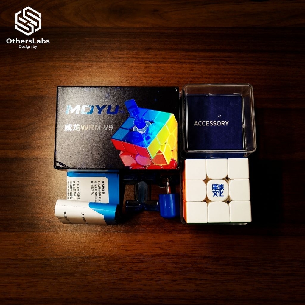 [Cũ 98%]Rubik WRM V9 bản Magnetic mod 20 Ball-Core | Fullbox phụ kiện.