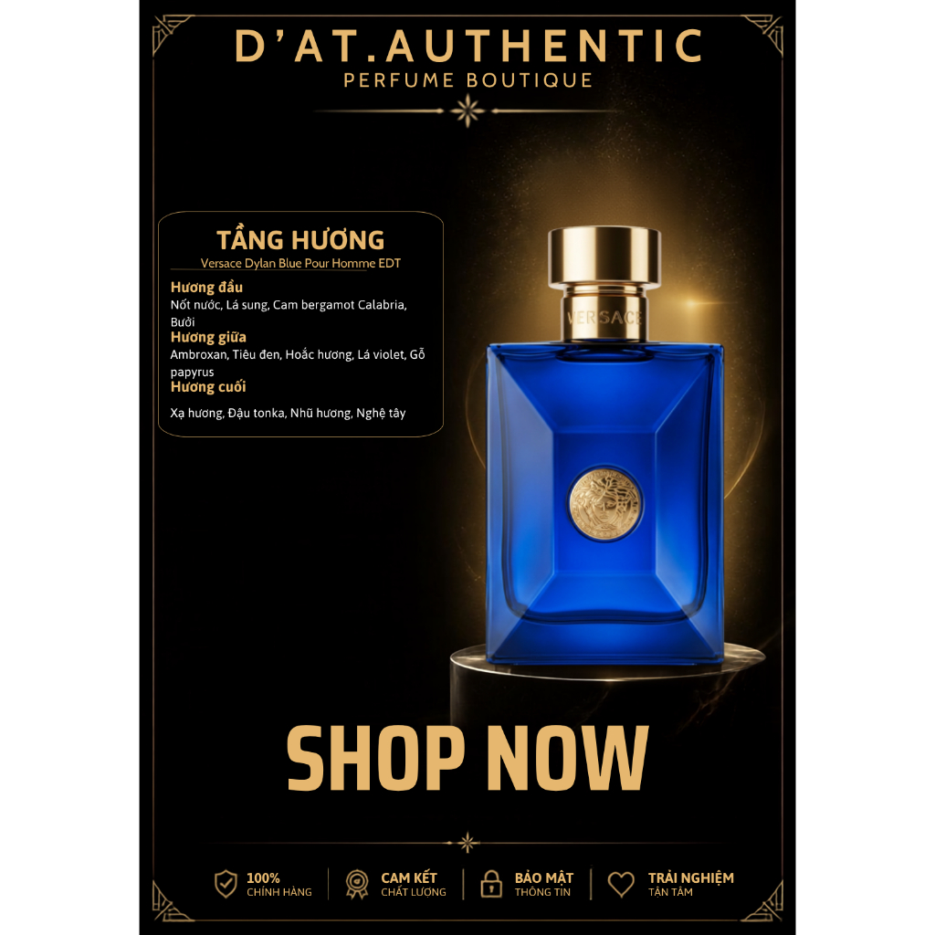 [Mini] Nước hoa Nam Versace-Versace Blue Dylan 5ml