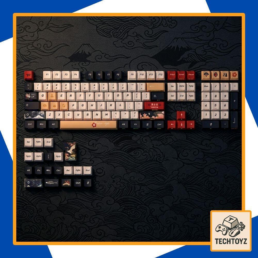 Keycap Ukiyo E - PBT DyeSub + Double Shot - Cherry Profile