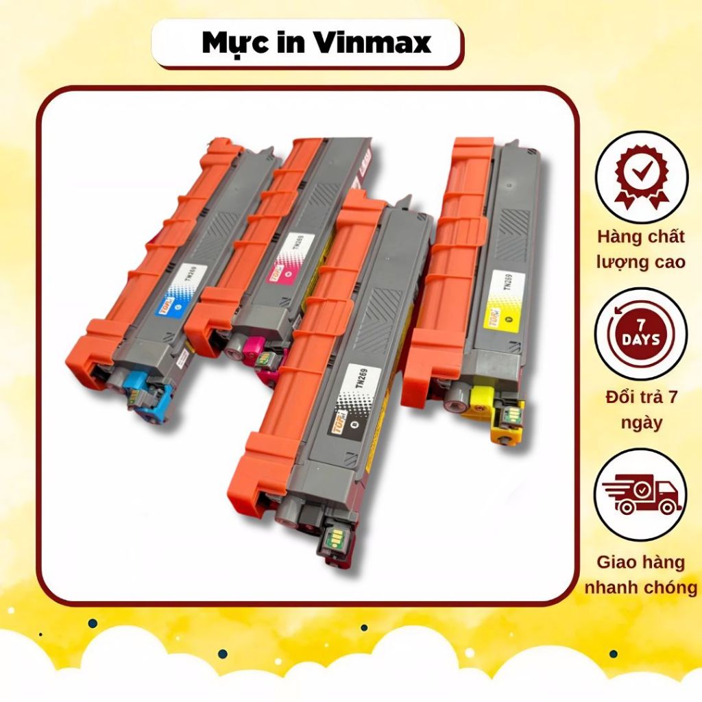 Hộp Mực Brother TN-269 Halloya Y- Dùng Cho HL-L3240CDW, MFC-L3760CDW, HL-L8240CDW, MFC-L8340CDW Cao 