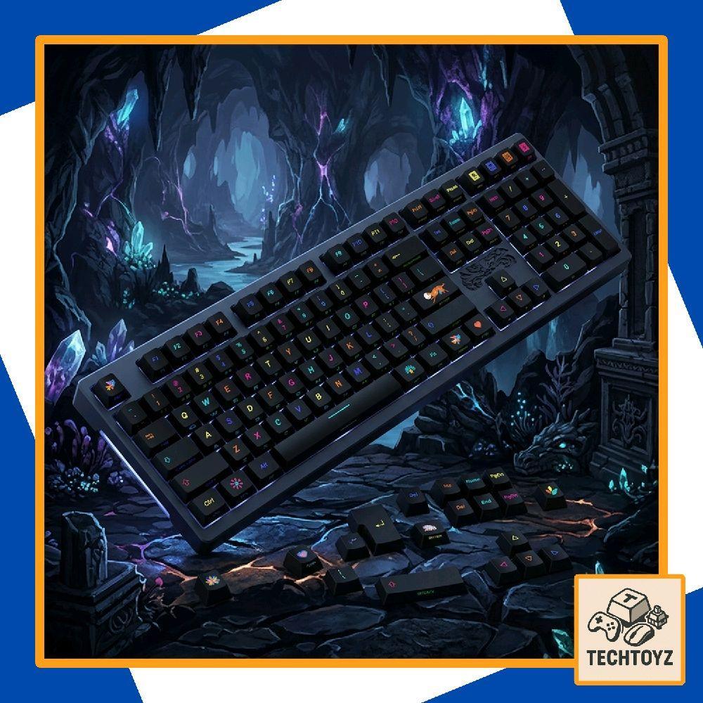 Keycap Underworld - PBT DyeSub + Double Shot - Cherry Profile