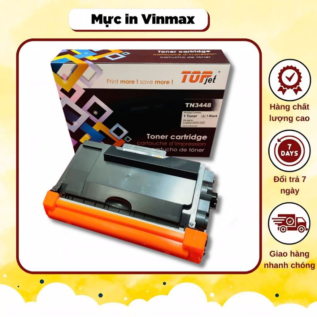 Hộp Mực Brother TN-3428 / TN-3448 Halloya - Dùng Cho Máy In HL-L5000D, L5100DN, L6200DW, L6400DW, MF
