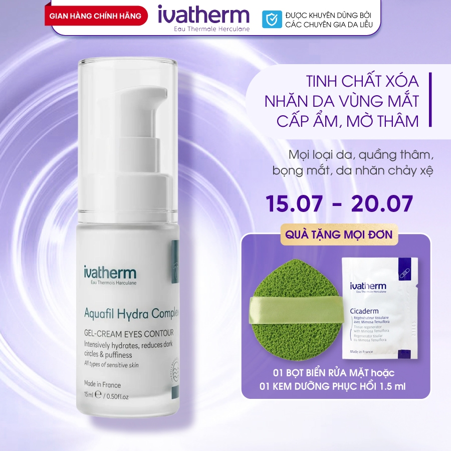 Tinh chất xóa nhăn da vùng mắt Ivatherm Aquafil Hydra Complex