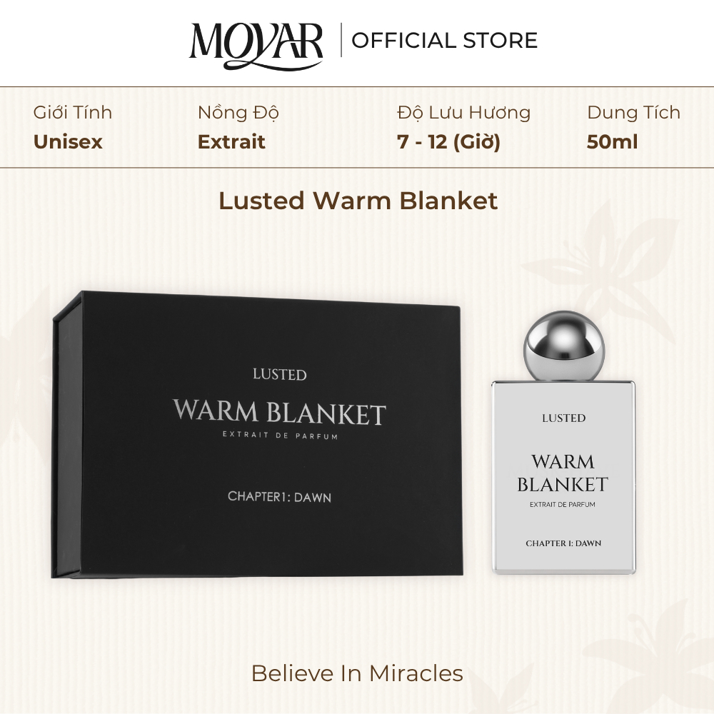 Nước Hoa Lusted Warm Blanket | Nước Hoa Unisex | Moyar Perfume