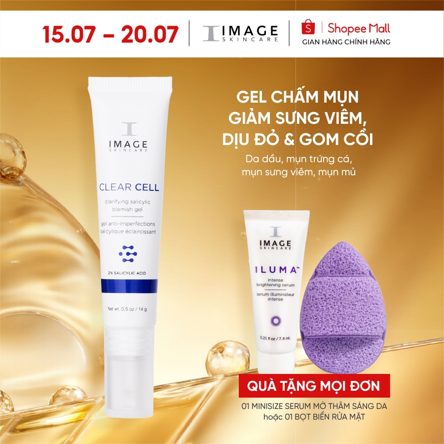 Gel chấm mụn IMAGE CLEAR CELL Clarifying Salicylic Blemish Gel - 14g