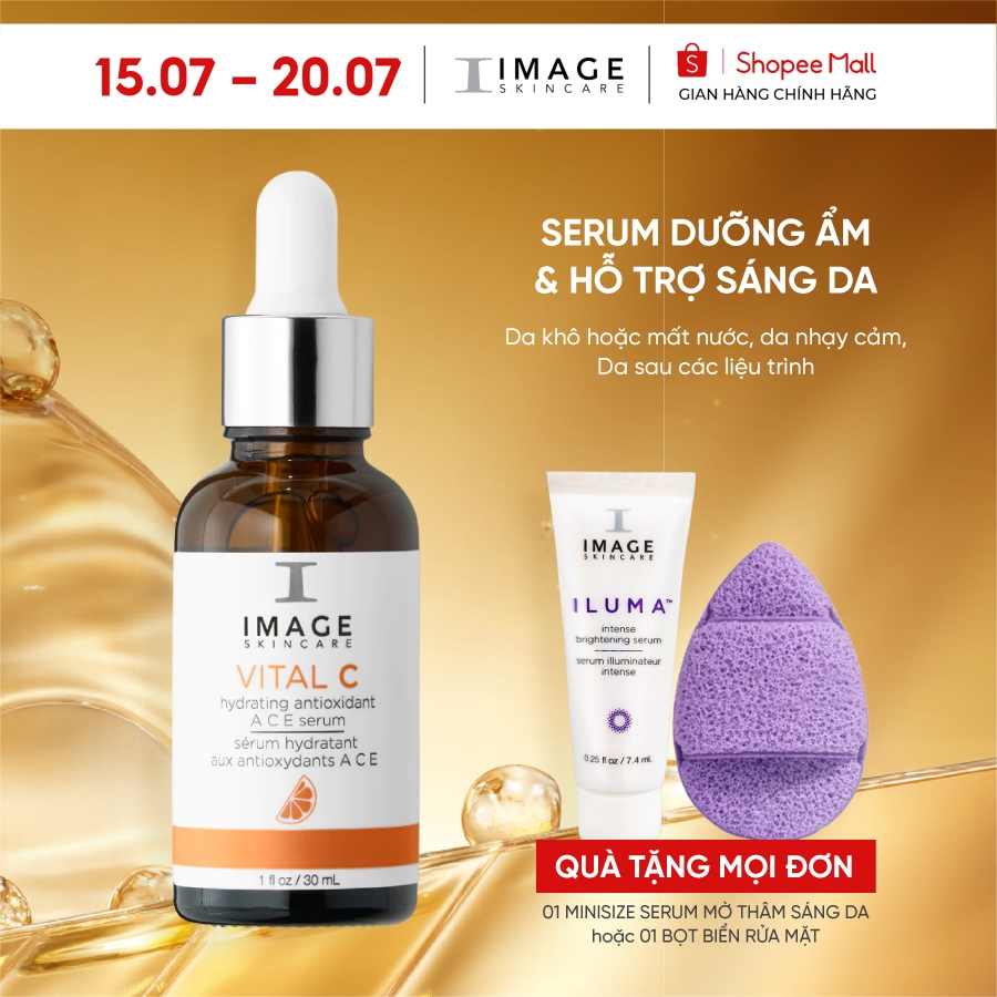 Serum chống oxy hóa IMAGE Skincare VITAL C Hydrating Antioxidant ACE - 30ml