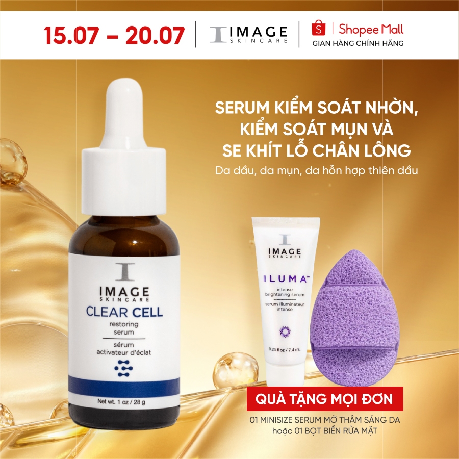 Serum Image giảm mụn & kiểm soát nhờn IMAGE Skincare - CLEAR CELL Restoring Serum 28g