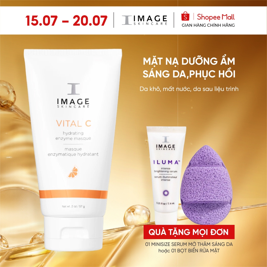 Mặt nạ dưỡng ẩm phục hồi IMAGE Skincare VITAL C Hydrating Enzyme Masque 57g