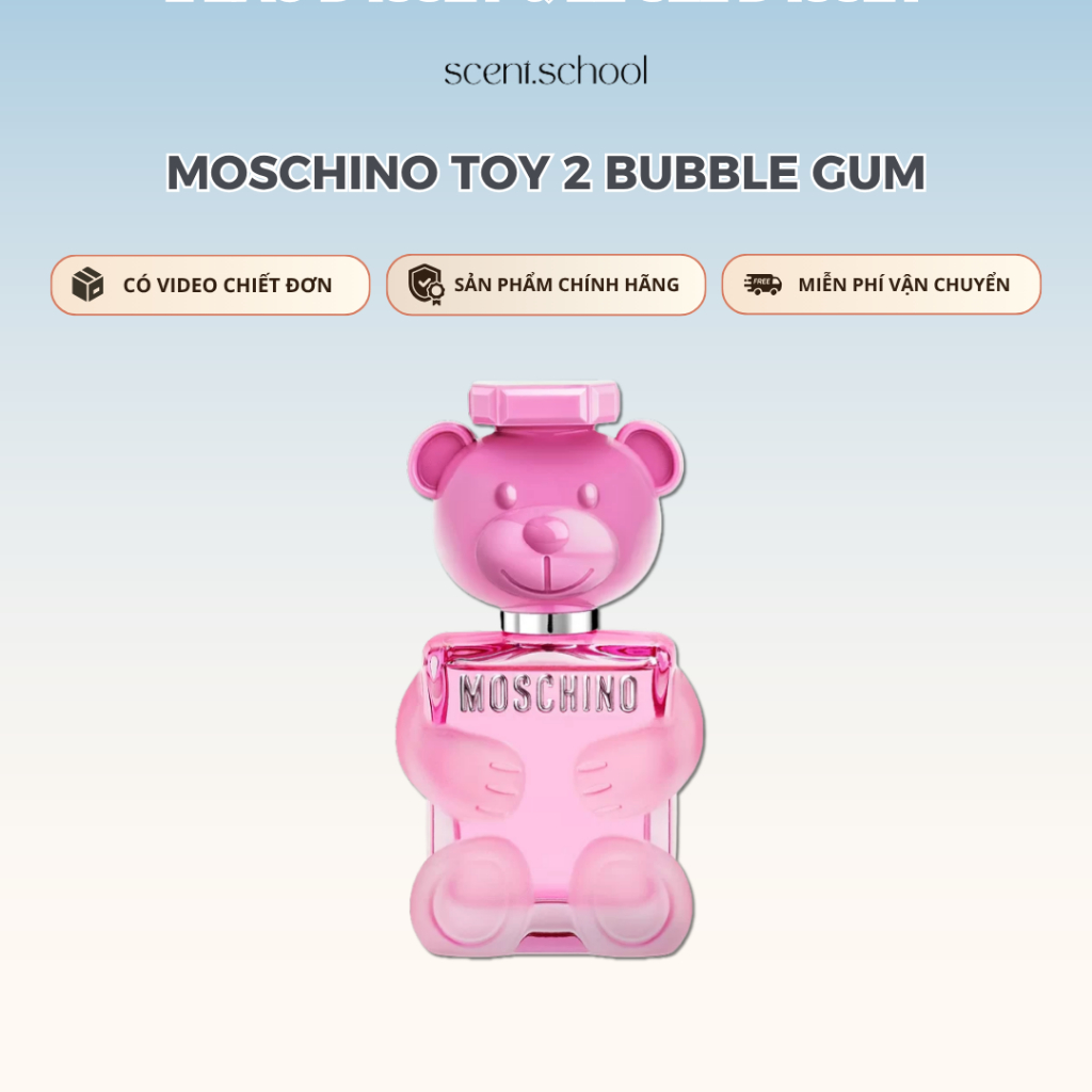 5/10/20/30ml | Toy 2 Bubble Gum - Moschino | Nước Hoa Nữ | Scent.school Perfume