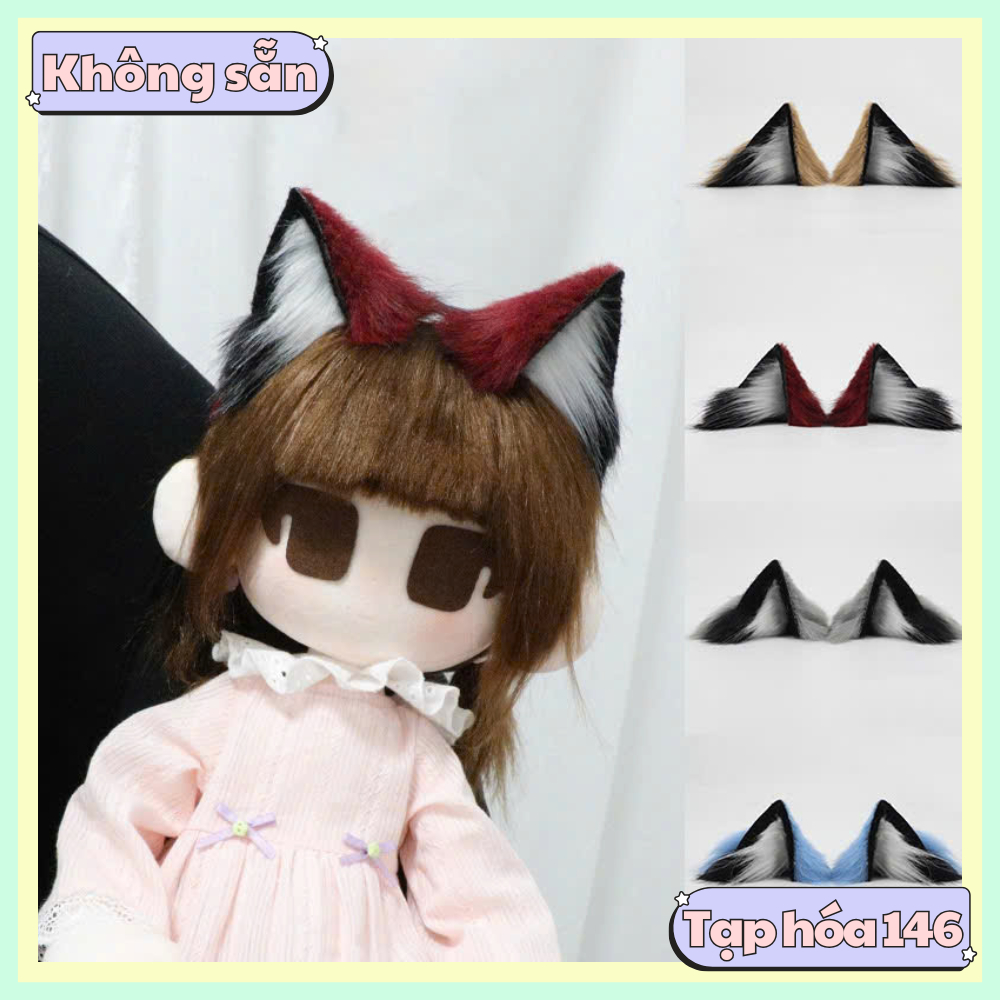 [62 mẫu][ORD] Phụ kiện tai doll 60cm - Phụ kiện tai đuôi doll handmade 60cm búp bê mẹ ma