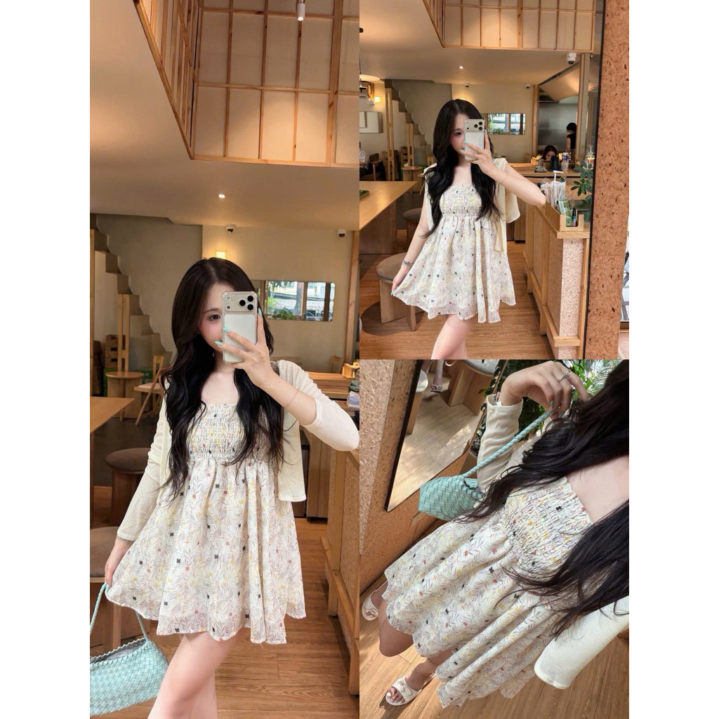 𝐜𝐢𝐧𝐝𝐲.𝐬𝐭𝐮𝐝𝐢𝐨 SET VÁY HOA CDG SIÊU HOT