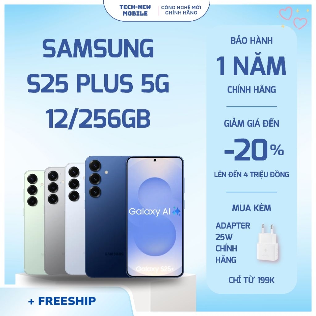 Samsung Galaxy S25 Plus 5G 12GB/256GB Chính Hãng
