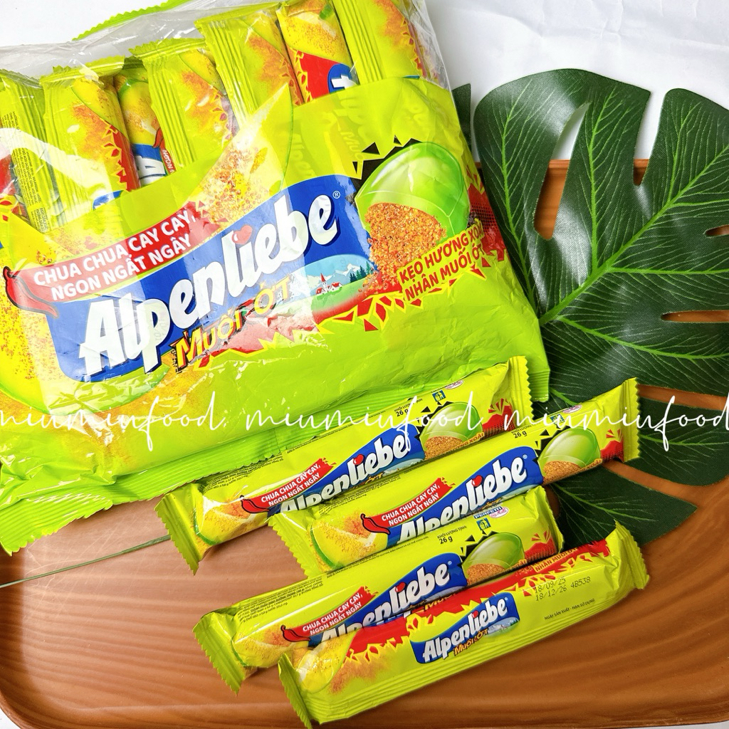 Thanh Alpenliebe Xoài xanh Muối ớt thần thánh