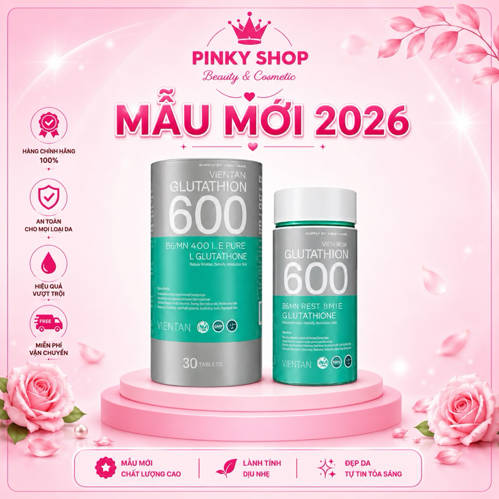 Viên Uống Trắng Da DR.LACIR GLUTATHIONE 600 - THE ZOE BEAUTY