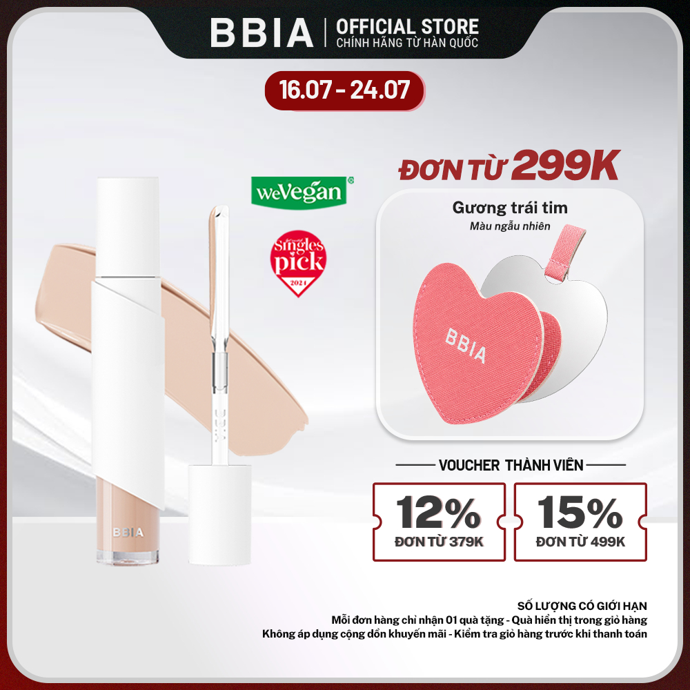 Kem che khuyết điểm BBIA Eau Stay Concealer Eau Edition 8.5g