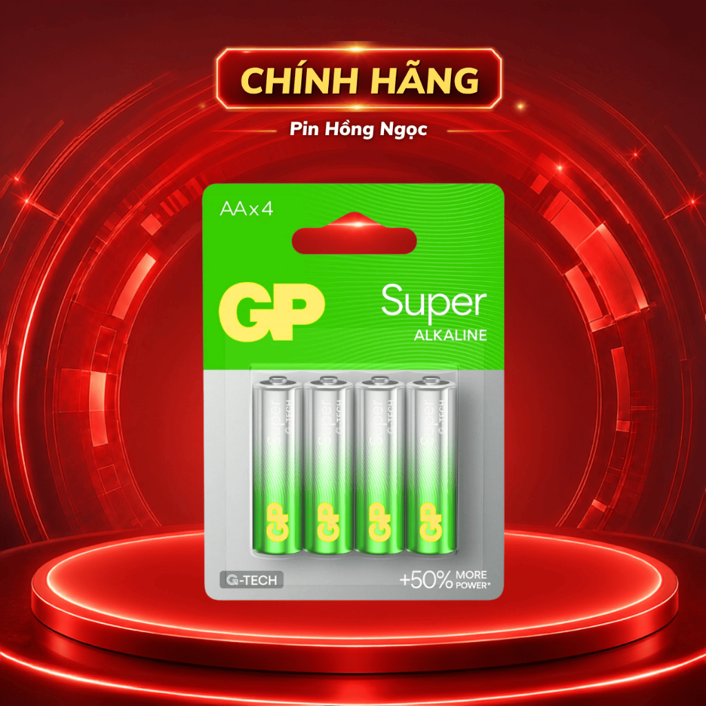 Pin AA và Pin AAA GP Super Alkaline 1,5V Cực Bền - Hàng chính hãng