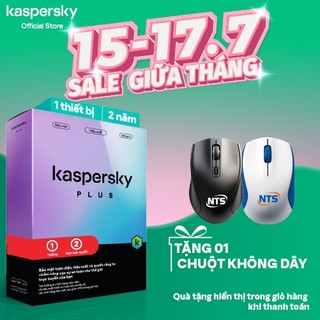 Phần mềm diệt virus Kaspersky Plus 1 Thiết bị - 2 NĂM | Hàng chính hãng