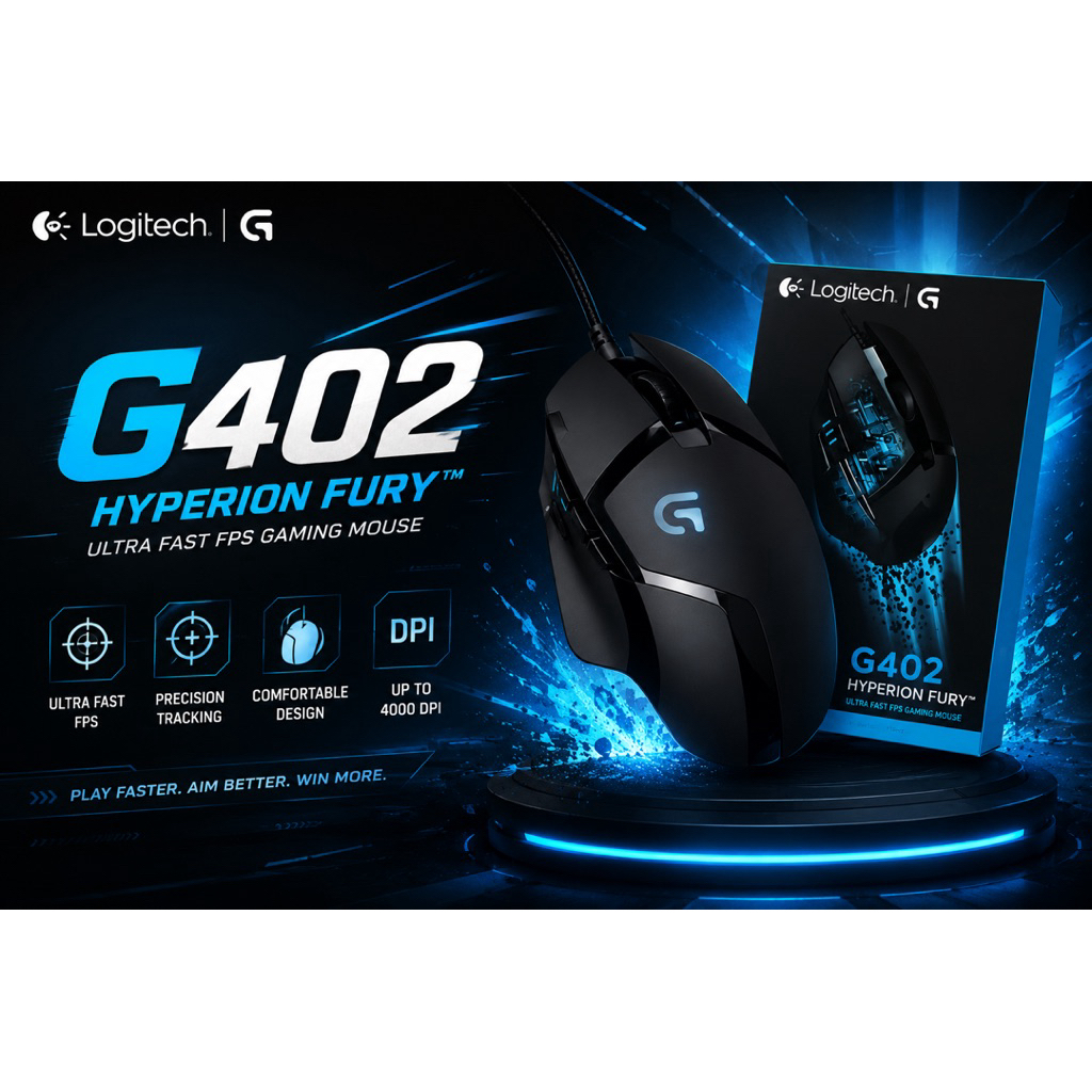 CHUỘT GAMING LOGITECH G402 HYPERION FURY