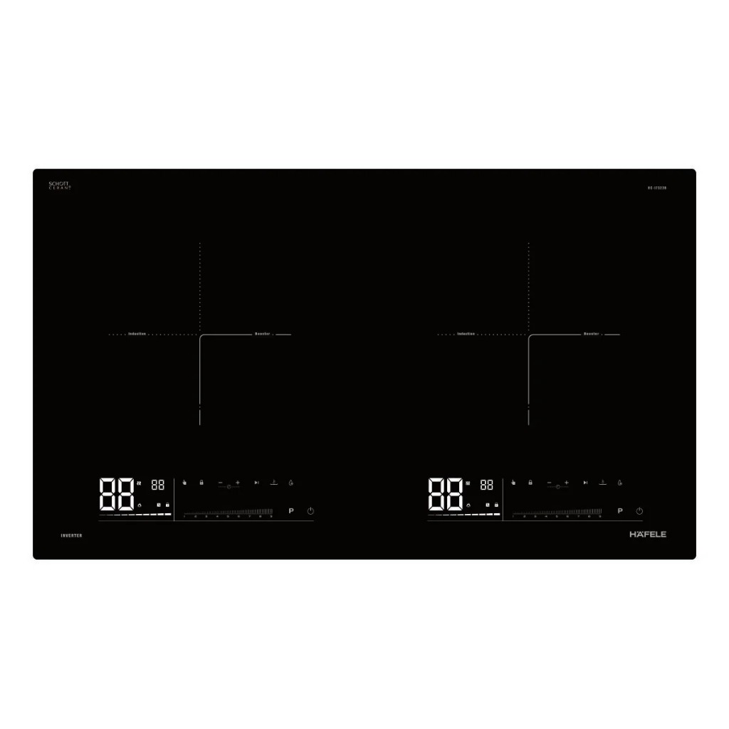Bếp từ 2 vùng nấu Hafele HC-I7323B 536.61.886 - Kinh Schott Ceran - Nhập Malaysia