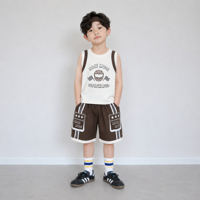 Bộ quần áo bé trai TIHON cao cấp chất thun cotton co giãn thoáng mát thấm hút mồ hôi tốt SET0744269