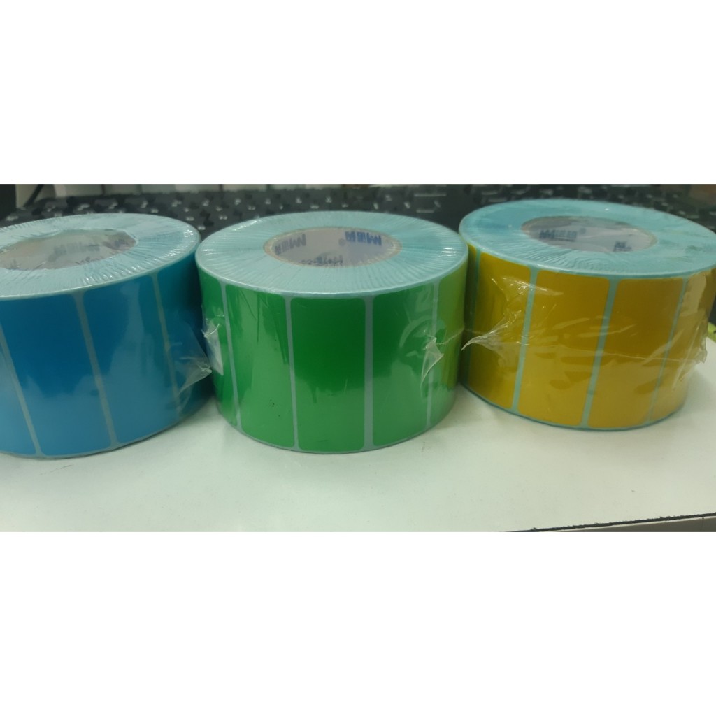 Tem màu 50x20 cuộn to khổ 57 phi 80 dài 30M