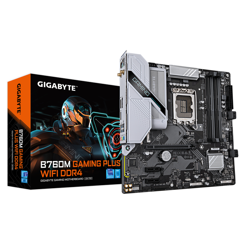 Mainboard Gigabyte B760M Aorus ELITE AX DDR4 (Wifi+Bluetooth)