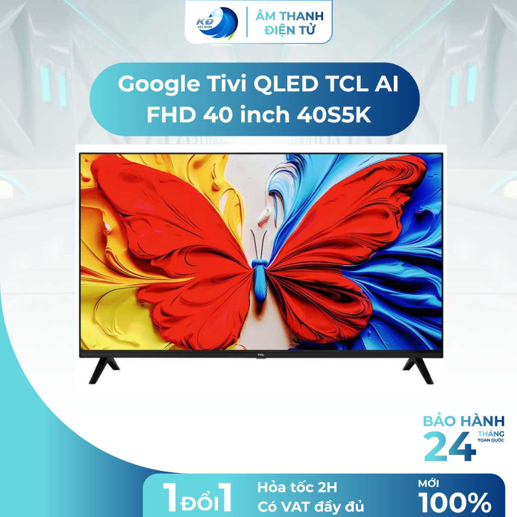 Google Tivi QLED TCL AI FHD 40 inch 40S5K