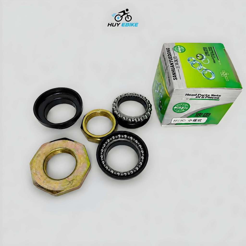 Bộ chén cổ xe điện Pega Cap A - Bộ bi bát phốt xe đạp điện Pega Cap A, Nijia, Fuji, Osaka... phi 25c