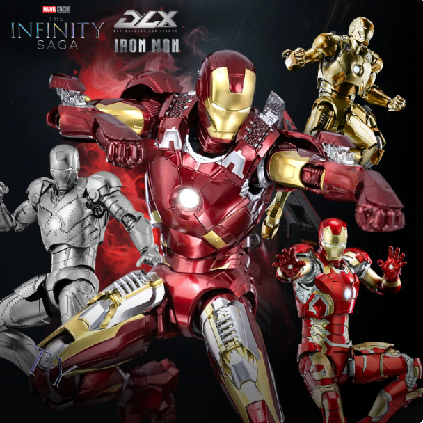 Figure Threezero Iron Man DLX Tỷ Lệ 1/12 Marvel Avengers Chính Hãng (MK2/MK4/MK6/MK7/MK21/MK22/MK42/