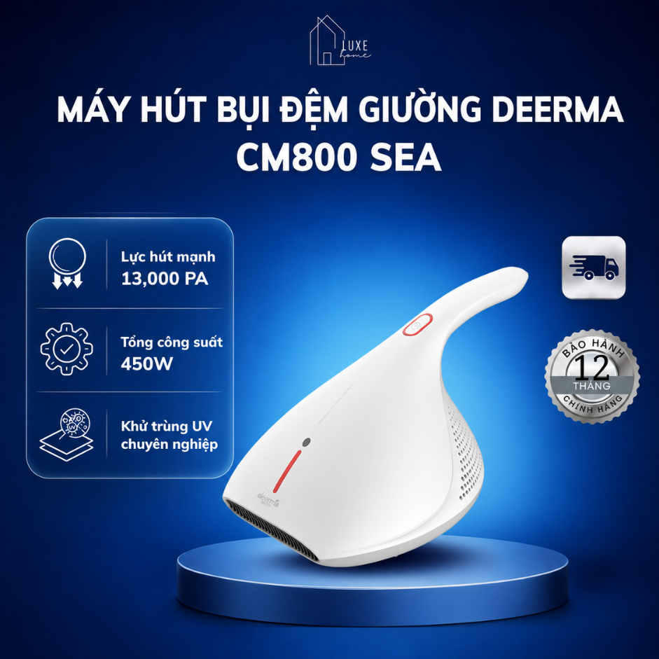 Máy hút bụi đệm giường Deerma CM800 SEA