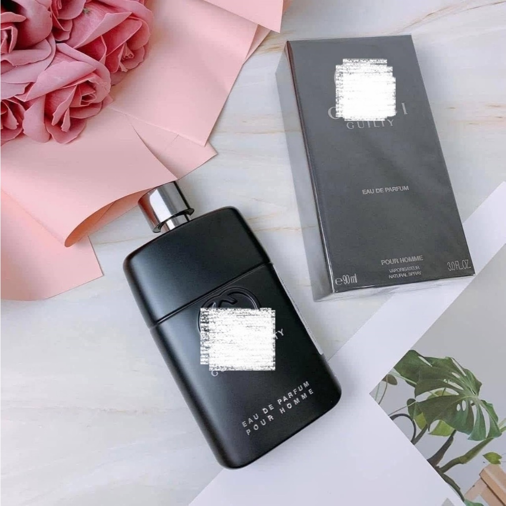 (Chính hãng) Nước Hoa Nam Ⓖⓤⓒⓒⓘ Ⓖⓤⓘⓛⓣⓨ Pour Homme EDP 90ml
