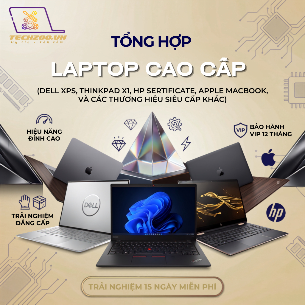 (Link tổng hợp) Laptop cao cấp các hãng, hiệu năng cao, bền bỉ, BH12T