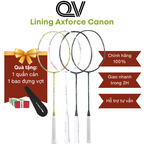 Vợt cầu lông Lining Axforce Canon chính hãng Quốc Việt Badminton giá rẻ, công thủ linh hoạt
